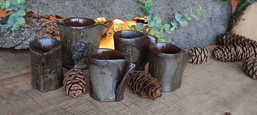 Ste à café + pot à lait Rituel des sous-bois